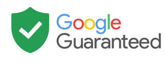 Google Guaranteed checkmark shield logo.